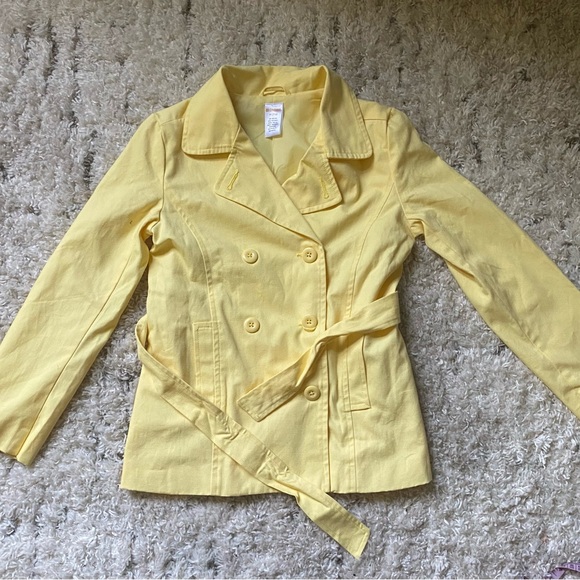 Gymboree Yellow Trench Coat - Picture 1 of 4